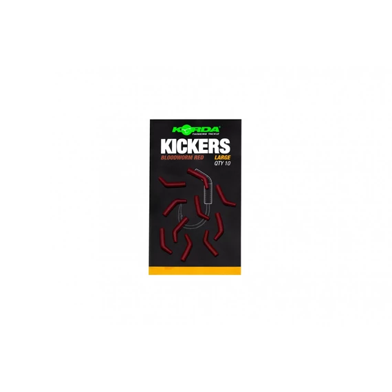 Korda Kickers Small/Medium/Large/X-Large Bloodworm Red - horogbefordító 4 féle méretben