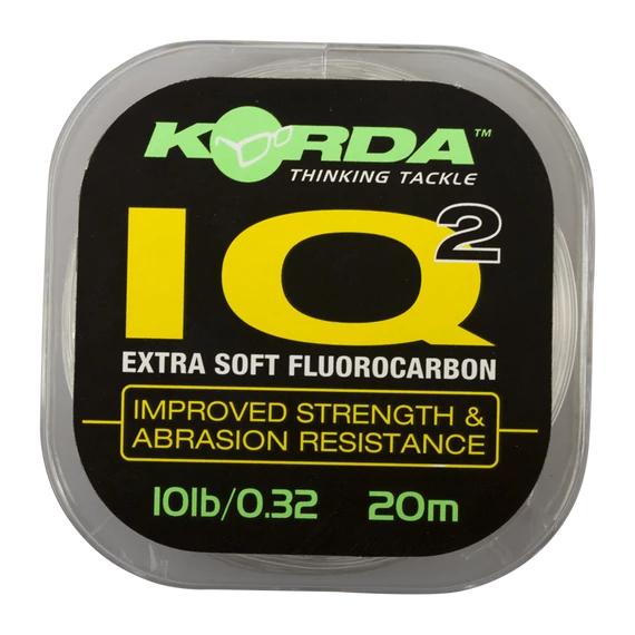 Korda IQ2 Extra Soft Fluorocarbon Hooklink - előkezsinór 15-20 lb 20m