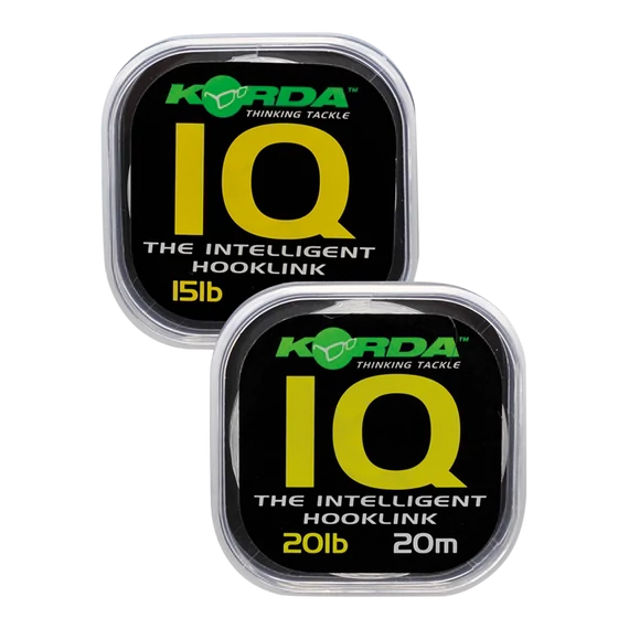 Korda IQ Fluorocarbon Hooklink - előkezsinór 15-20-25 lb 20m