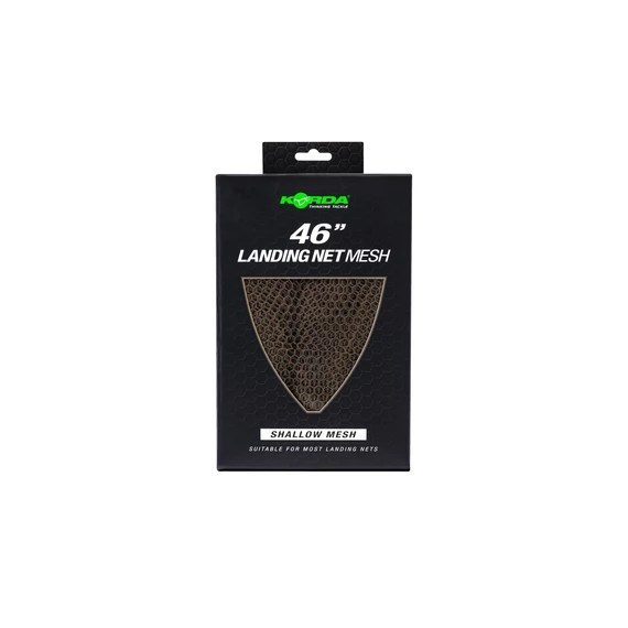 Korda Landing Net Mesh | 42in / 46in / 50in Shallow - Sekély (normál) pótháló merítőhöz 3 féle méretben