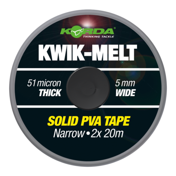 Korda Kwik Melt Solid Pva Tape 5mm 40m - PVA szalag 5 mm-es - 2x20méter