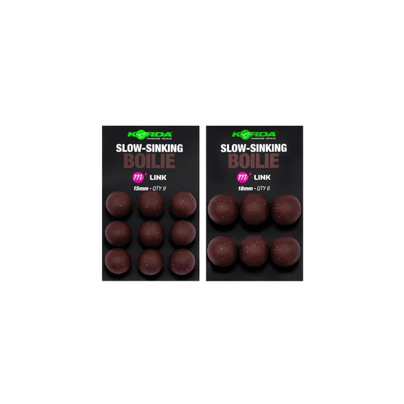 Korda Slow-Sinking Boilie Plastic Wafter Link 15mm/18mm - lassan süllyedő gumi bojli 