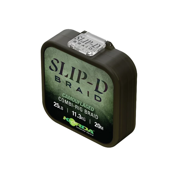 Korda Slip-D Braid 25lb 20m - merev fonott zsinór 20 méter
