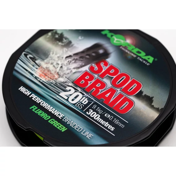 Korda Spod Braid 20lb - Spod Fonott zsinór 300 méter