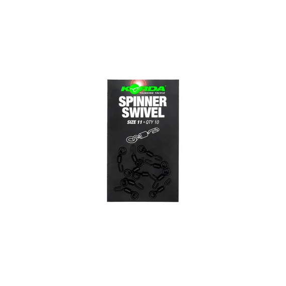 Korda Spinner Ring Swivel XX Size 11 - karikás spinner fogó nagyobb méretű horgokhoz