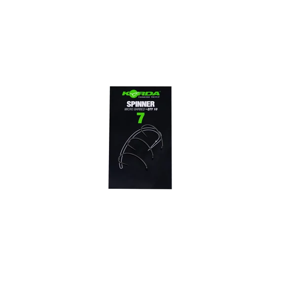 Korda Spinner Size 2/4/5/6/7 - horogok spinner szerelékhez 2-es, 4-es 5-ös, 6-os és 7-es méretekben