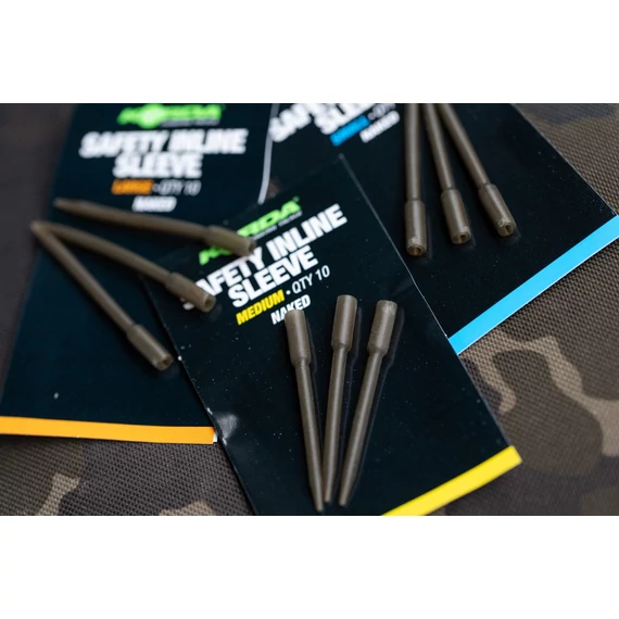 Korda Safety Inline Sleeve Small / Medium / Large Naked - betét ólomhoz 3 féle méretben