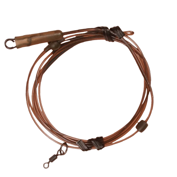 Korda Dark Matter Heli/Chod Leader 40lb Weed/Silt/Gravel/Clear/Clay - ólmozott gubancgátló leadcore helyettesítő 5 féle színben