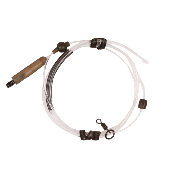 Korda Dark Matter Heli/Chod Leader 40lb Weed/Silt/Gravel/Clear/Clay - ólmozott gubancgátló leadcore helyettesítő 5 féle színben