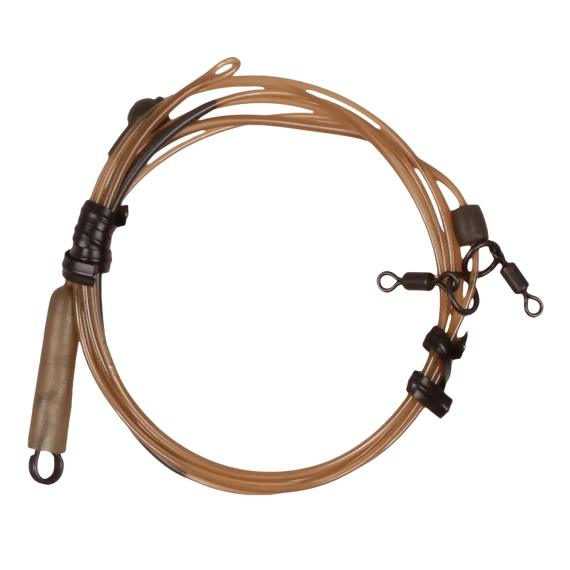 Korda Dark Matter Heli/Chod Leader 40lb Weed/Silt/Gravel/Clear/Clay - ólmozott gubancgátló leadcore helyettesítő 5 féle színben