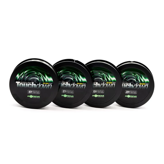 Korda Touchdown Green 10lb-20lb - monofil főzsinór zöld színben 0,30mm - 0.43mm 1000 méter
