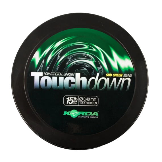 Korda Touchdown Green 10lb-20lb - monofil főzsinór zöld színben 0,30mm - 0.43mm 1000 méter