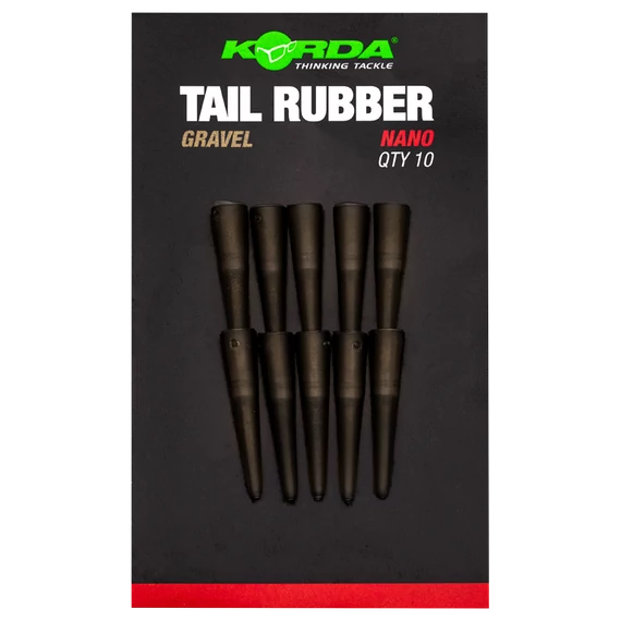 Korda Tail Rubber Nano Gravel/Silt/Weed - nano gumiharang 3 féle színben