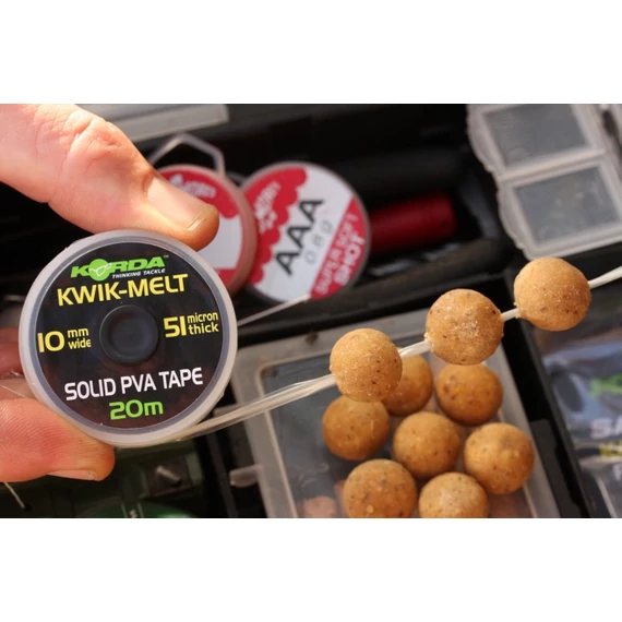 Korda Kwik Melt Pva Solid Tape 10mm - PVA szalag 10mm-es 20 méter
