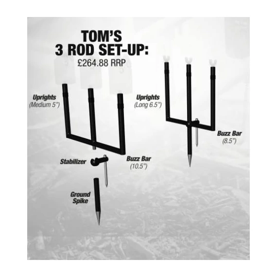 Korda Black Singlez Upright  6,5