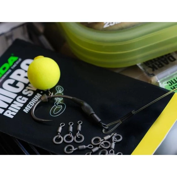 Korda Micro Ring Swivel Medium/Large - mikroforgó karikával Medium vagy Large méretben