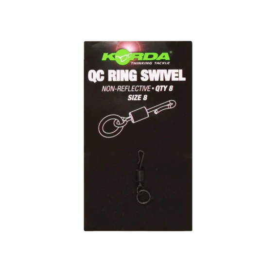 Korda QC Ring Swivel - gyorskapcsos forgó 8-as méret