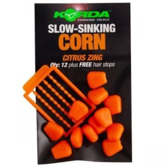 Korda Slow Sinking Corn Fake Food  - Balanszírozott csemegekukorica imitáció 5 féle színben és aromával