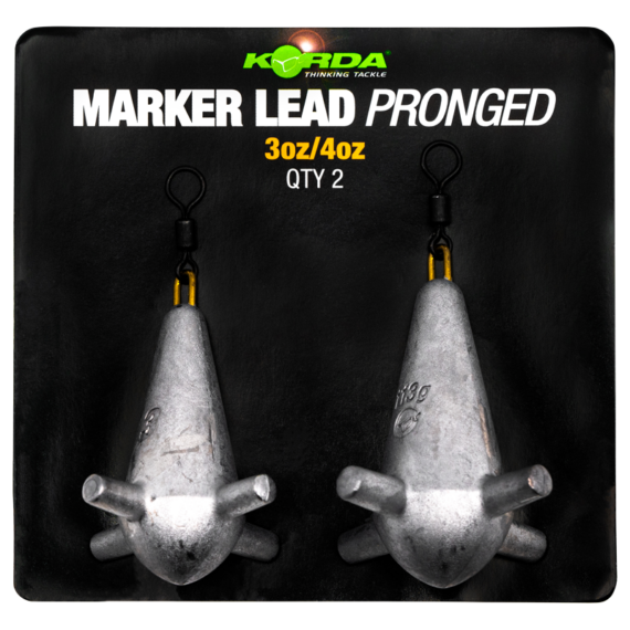 Korda Marker Lead Pronged 3 & 4 (blistered) - speciális marker ólom (85g/113g)