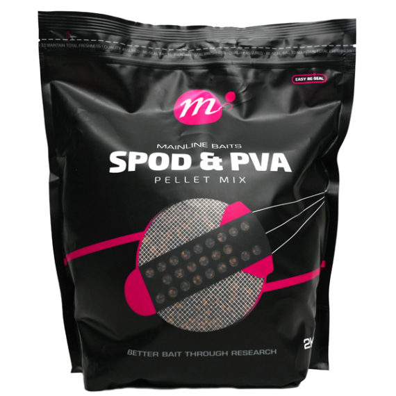 Mainline Spod & PVA Pellett Mix 2 kg - PVA mellett mix 2 kg-os tasakos kiszerelésben