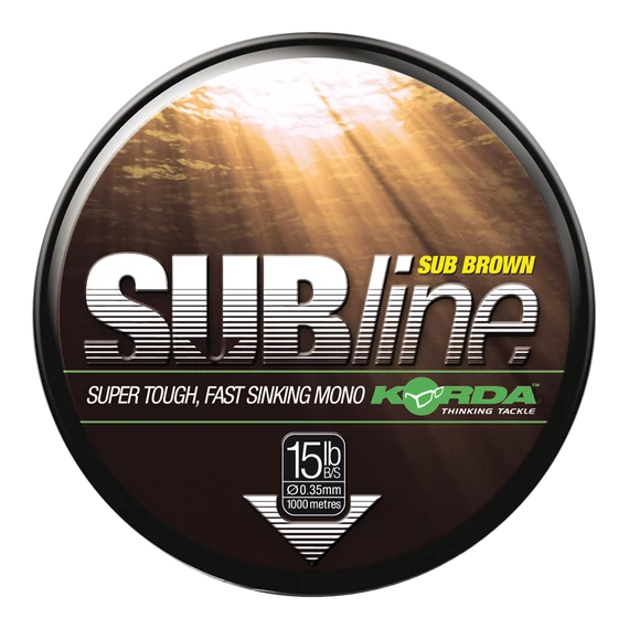 Korda Subline Ultra Tough Brown - barna monofil főzsinór  30mm-40mm ig