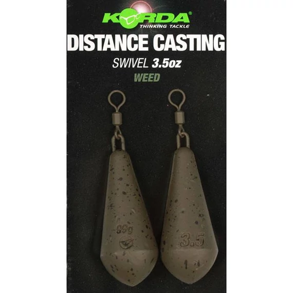 Korda Distance Casting Swivel Blister 3 oz -5 oz - távdobó ólom 2 db / csomag 84g - 140 g