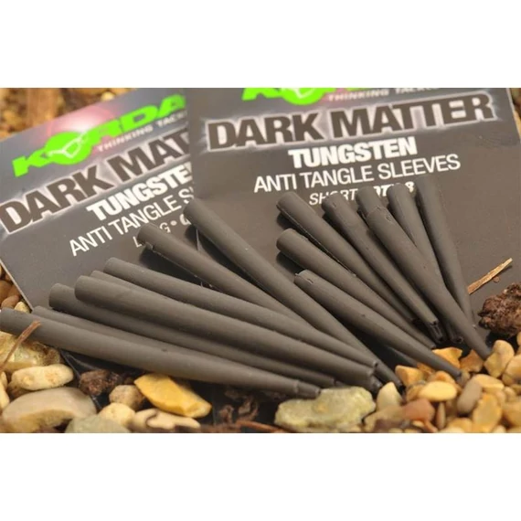 Korda Dark Matter Tungsten Anti Tangle Sleeve Long / Short - hosszú vagy rövid ólmozott gubancgátló hüvely