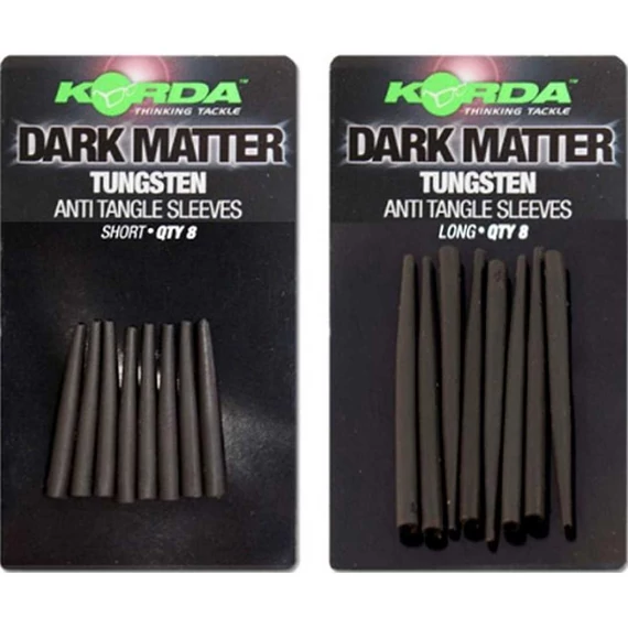 Korda Dark Matter Tungsten Anti Tangle Sleeve Long / Short - hosszú vagy rövid ólmozott gubancgátló hüvely