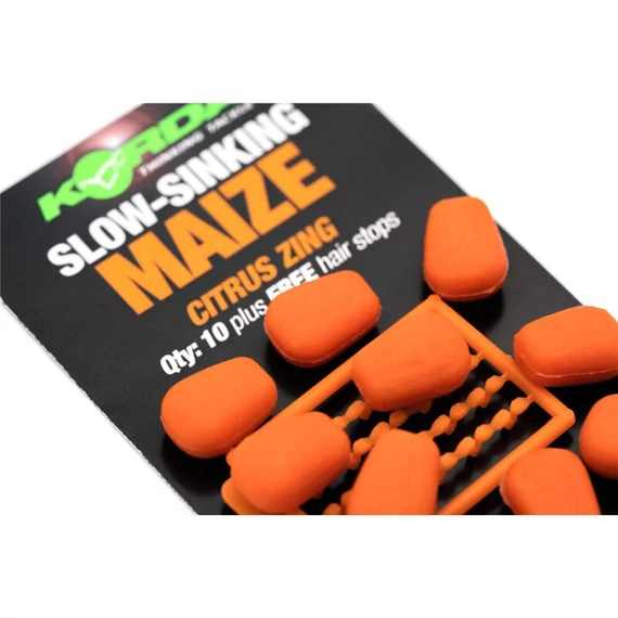 Korda Slow Sinking Maize Fake Food - Balanszírozott gumi kukorica 5 féle színben és aromával