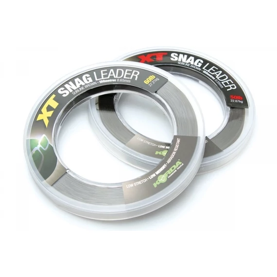 Korda XT Snag Leader 50-60 lb - előtét zsinór 0,55mm és 0,65mm 100 méter