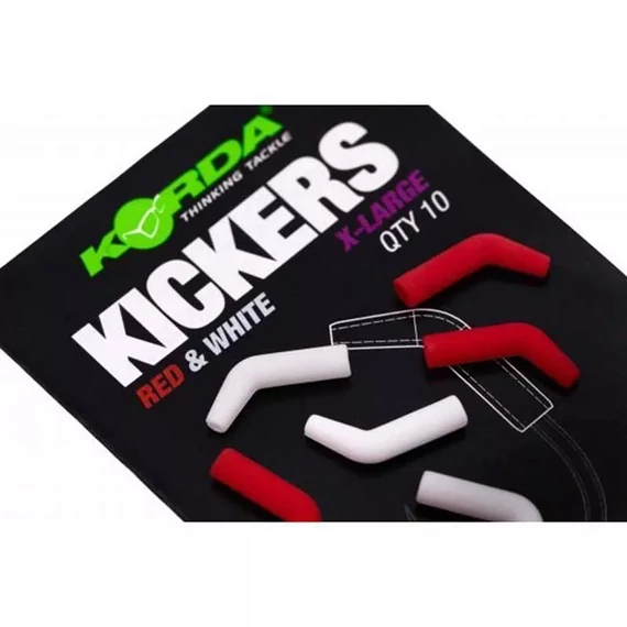 Korda Kickers Red/White - horogbefordító piros-fehér S-es, M-es, L-es és XL-es méretekben