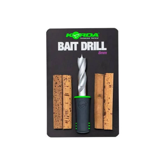 Korda Bait Drill 4mm/6mm/8mm - csalifúró parafa rudakkal 3 féle méretben