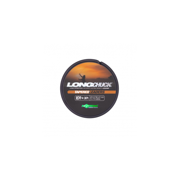 Korda - LongChuck Tapered Leaders 10-30lb/0.27-0.47mm - vastagodó előtétzsinór 27-47mm 10-30lb