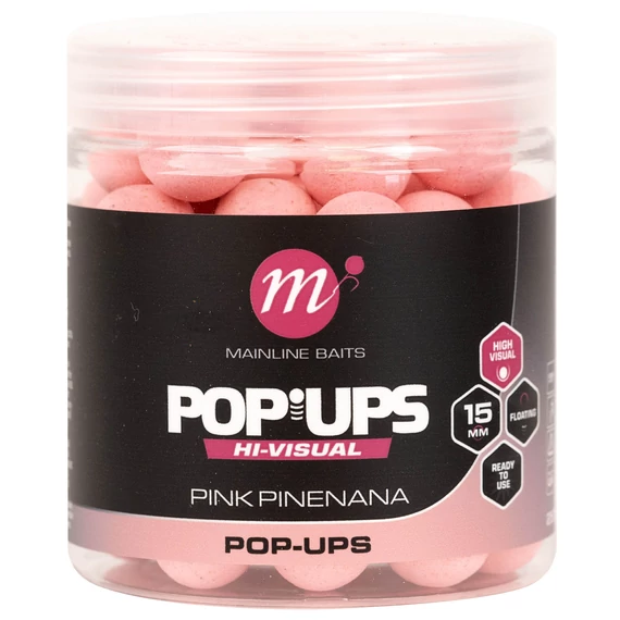 Mainline High Visual Pop-ups Pink - Pinenana 15 mm - lebegő pop-up 15mm 