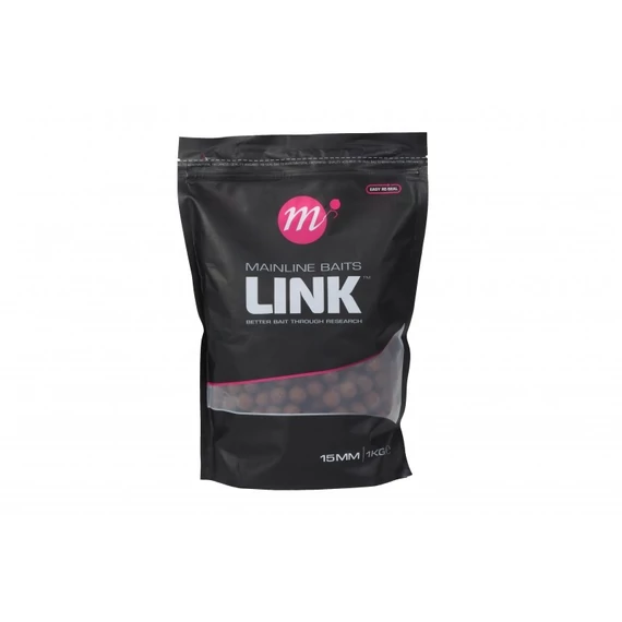 Mainline Shelf Life Boilies Link 1kg - bojlik Link ízesítéssel 1 kg-os kiszerelésekben