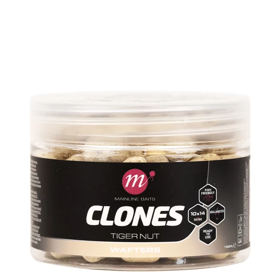 Mainline Clones Barrel Wafters Nutty Hemp /Maple/ Sweetcorn/Tiger Nut - hordó formájú balanszírozott horogcsali 4 féle ízesítéssel