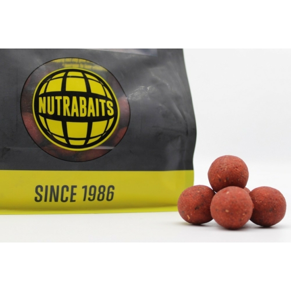 NUTRABAITS Krill & Cranberry Shelf Life Boilies 1KG/18MM - Nutrabaits rák & áfonya bojli