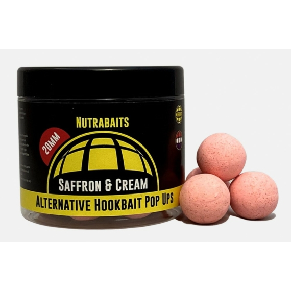 NUTRABAITS Saffron Cream Corkie Wafters 15MM - sáfrány & krém kiegyensúlyozott horogcsali