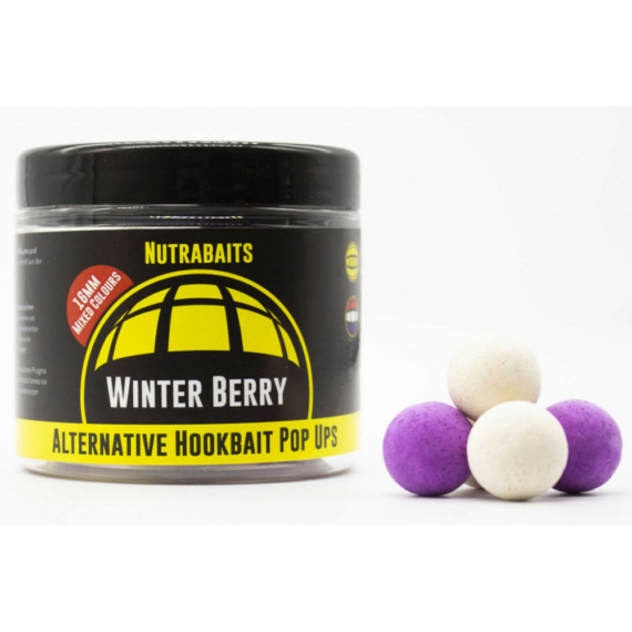 NUTRABAITS Winter Berry Alternative Hookbaits Pop-Up 12MM, 16MM, 20MM - lebegő horogcsali 3 féle méretben