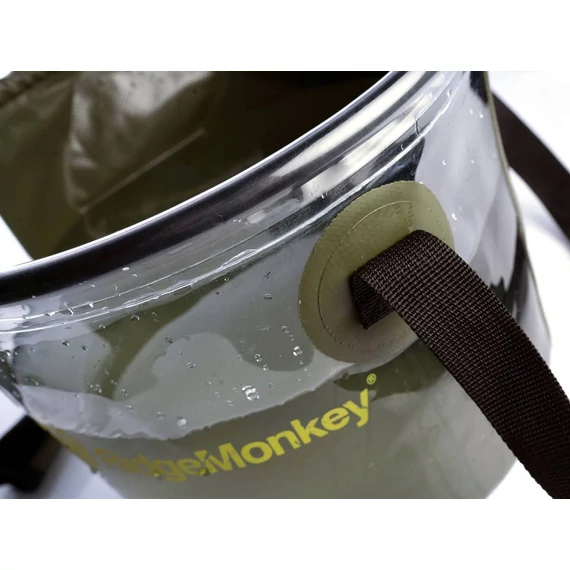 RidgeMonkey Perspective Collapsible Bucket - átlátszó vödör 10 literes