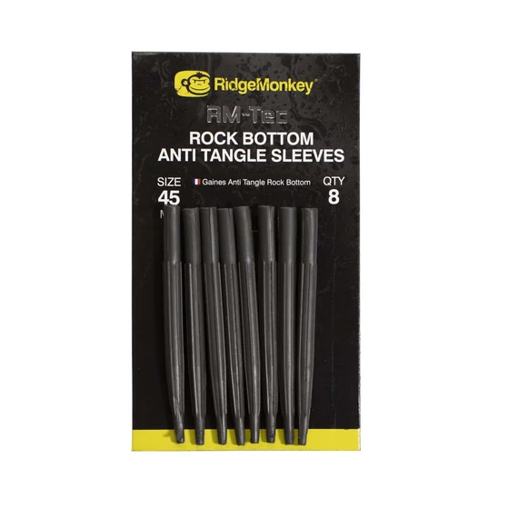 RidgeMonkey Rock Bottom Anti Tangle Sleeves 45mm Long - hosszú gubancgátlós gumihüvely