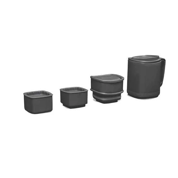 RidgeMonkey ThermoMug DLX Brew Set Grey/Green - szürke/zöld duplafalú bögre szett tárolókkal