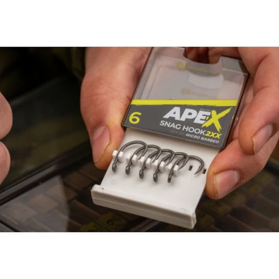 RidgeMonkey Ape-X Snag Hook 2XX Barbed Size 4/6 - szakállas horgok 4,6-os méretben