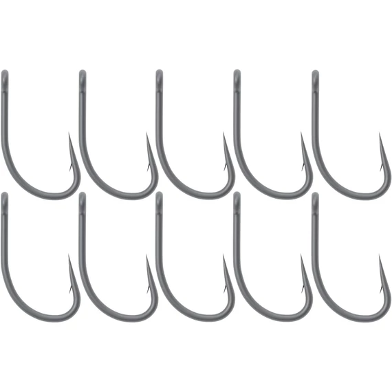 RidgeMonkey Ape-X Straight Point Barbed Size 4/6/8 - szakállas horgok 4,6-os és 8-as méretben