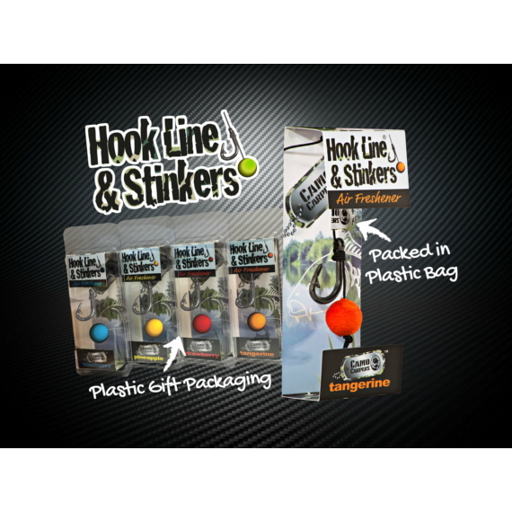 Camo Carpers Hook Line & Stinkers - Autó Légfrissítő 5 féle ízben