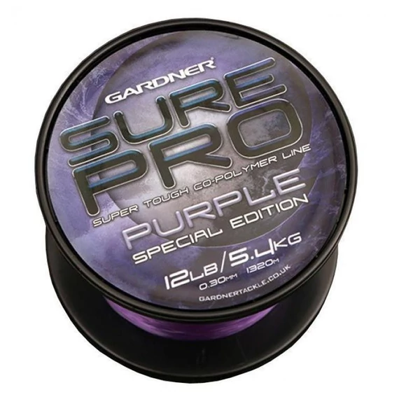 Gardner Tackle Sure Pro Purple  - lila főzsinór 0,28mm - 0,35 mm méretig