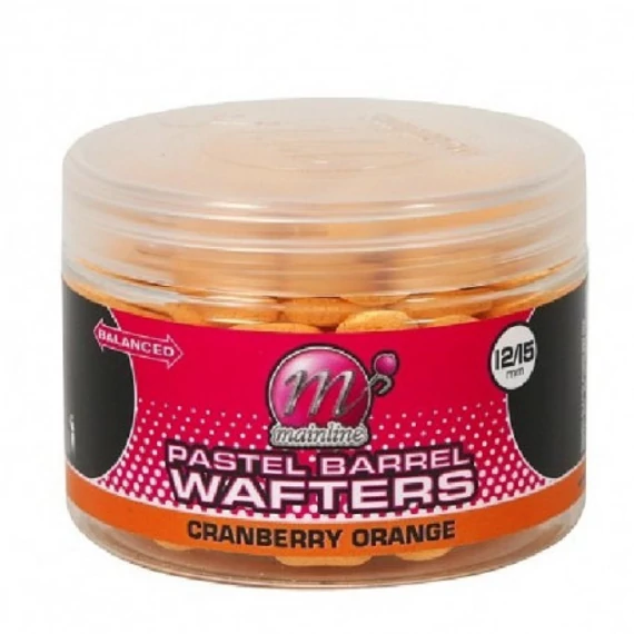 Mainline Pastel Wafters Barrels Cranberry Orange - kikönnyített horogcsali 