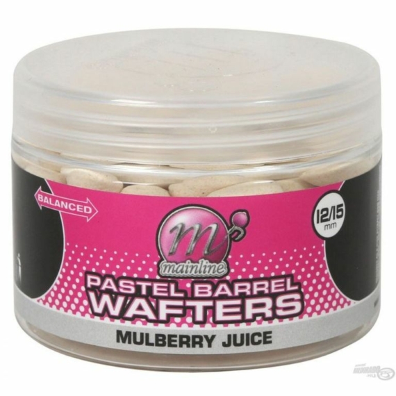 Mainline Pastel Wafters Barrels Mulberry Juice - kikönnyített horogcsali "Mulberry Juice" ízesítéssel