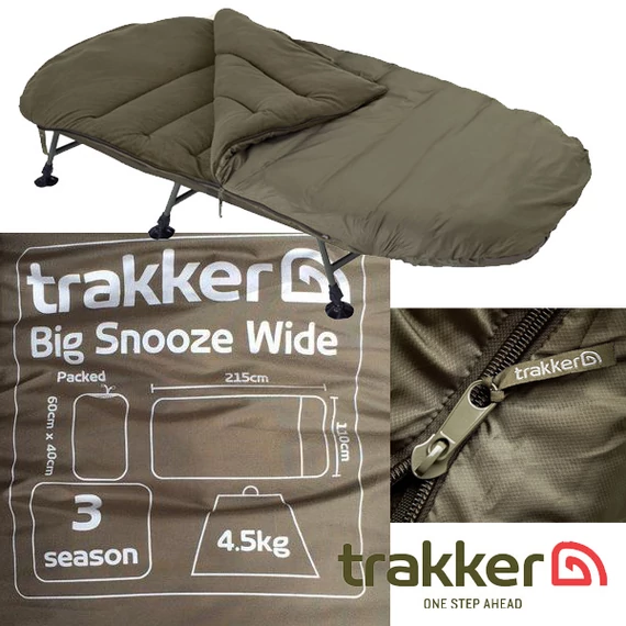 Trakker Big Snooze Plus Wide Sleeping Bag - széles hálózsák