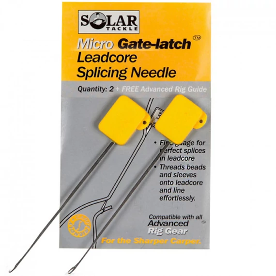 Solar Trackle Gate-Latch Leadcore Splicing Needle -  fűzőtű (mikro)